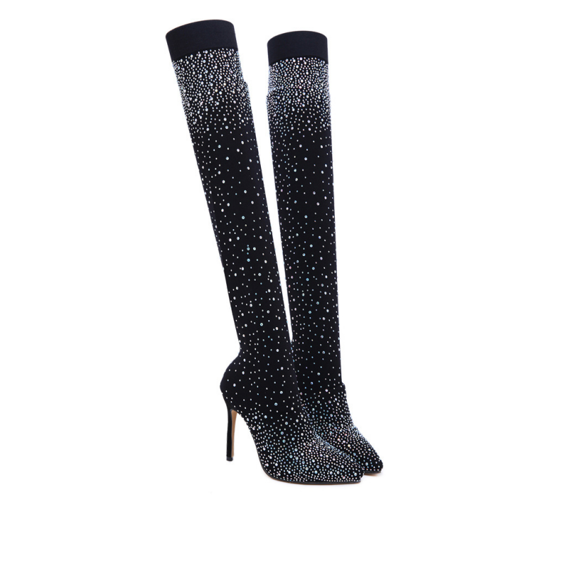 Stellar Stiletto-overkneelaarzen