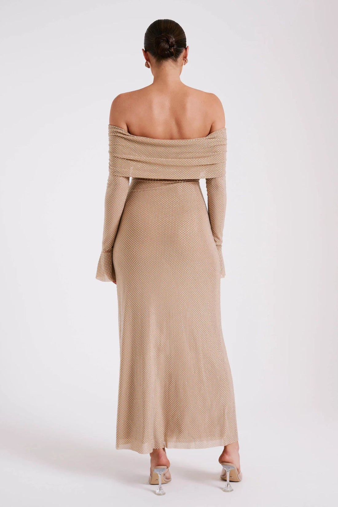 DazzlingDream- Maxi-jurk met blote schouder