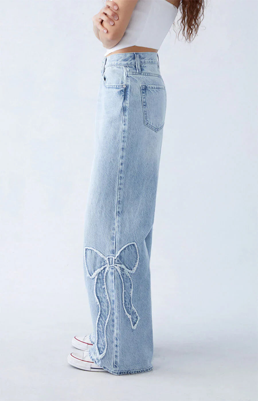 OldSchoolWide- De Jeans met Strik