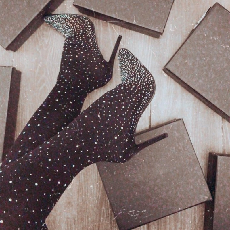 Stellar Stiletto-overkneelaarzen